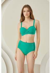 Resim Loya Kadın Yeşil Beauty From Straplez Tek Üst Bikini 