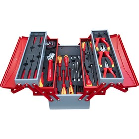 Resim Marka İZELTAŞ 5 GÖZLÜ TAKIM ÇANTASI 45 PARÇA 