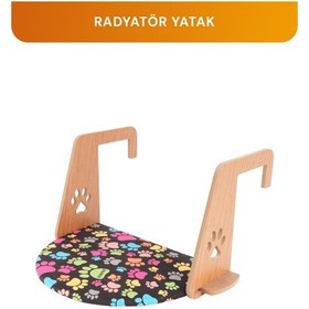 Resim Desenli Kedi Kalorifer-petek Radyatör Yatağı 