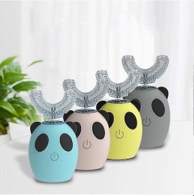 Resim Otomatik U Şeklinde Çocuk Diş Fırçası, Elektrikli Ultrasonik Ağız Temizliği Ve Bakım Cihazıblue 