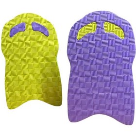 Resim Yüzme Tahtası Çift Renk Klasik Sarı-mor 