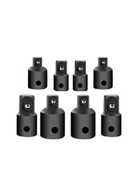 Resim Youmex 8 Parça Krom Vanadyum Çelik Değiştirilebilir Soket Seti - Çarpma Kullanıma Uygun, Dıy Ve Araba Tamiri İçin 