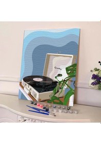 Resim Sayılarla Boyama Seti 40 x 50 CM Tuval Şasesine Gerili Pikap 