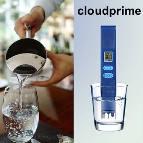 Resim Cloud Prime Mini Su Kalitesi Test Cihazı - Ev Kullanımı İçin Taşınabilir Mavi Dijital Cihaz, Pil ile Çalışır, Montaj Gerektirmez, İç Mekan Su Testi, Şarj Edilemeyen Pil, Su Kalitesi Kontrol Cihazı | Dijital Ekran Cihazı | Kompakt Boyut, Su Kalitesi Test Cihazı 