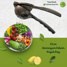 Resim Easyso Portakal Limon Narenciye Sıkacağı Döküm 23cm Büyük Boy Efsanevi Easyso Modeli 2174 