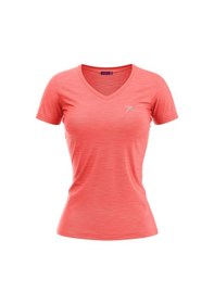 Resim Raru Kadın %100 Pamuk T-Shirt Mulıer Pembe Melanj 
