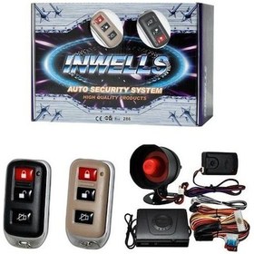 Resim Inwells Oto Alarm Seti Anahtarlı Kumandalı 12V 3810 