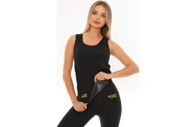 Resim Erkek Terleten Sauna Termal Tayt Atlet Takımı Terleten Eşofman Takım 