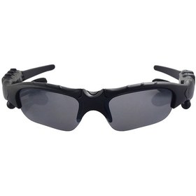 Resim Fosenze Polarize Güneş Gözlüğü + Bluetooth Kulaklık 2'li Set, Mikrofonlu, El-işsiz Arama, Müzik Kontrol, Taşınabilir Saklama Çantası, Siyah Siyah 