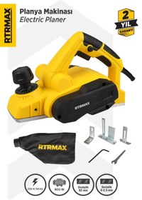 Resim Rtrmax Rtm3970 Elektrikli Planya Makinası 800 W 82 Mm X 2.5 Mm 