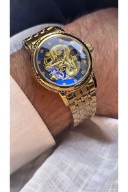 Resim COMMES Marka Otomatik Kol Saati Dragon Detaylı 