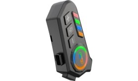 Resim Xo BE56 Renkli LED Aydınlatmalı Kask Kulaklıkları - Bluetooth Motosiklet Kulaklığı 