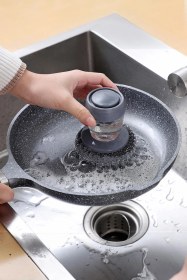 Resim Hazneli Plastik Bulaşık Teli 