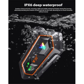 Resim Y20 2x 1000M Telsiz Mesafeli 2 Kişi Bağlantılı Bluetooth Kask Kulaklık Fenerli Intercom 