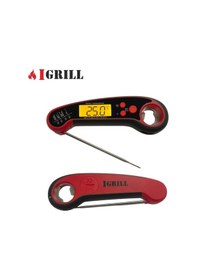 Resim Igrıll Waterproof Dijital Sıcaklık Ölçer Gıda Termometresi Kırmızı 