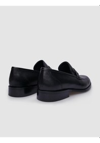 Resim Cabani %100 Hakiki Deri Siyah Kemer Detaylı Erkek Klasik Ayakkabı-siyah 