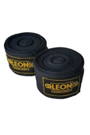 Resim By Leon 1982 Leon Elastik Boks, Kick Boks Ve Muay Thai Bandajı 3,5 Metre Siyah 