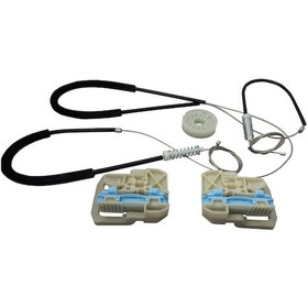 Resim Audi A4 S4 2009-2011 için Ön Sol Kapı Cam Tel Halat Mekanizması T 