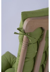 Resim Altınpamuk Lüx Sallanan Sandalye Minderi Selen Bağcıklı 120X50Cm (Sadece Minder) 