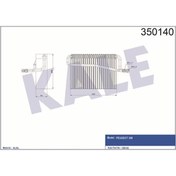 Resim Kraftvoll EVAPORATOR PEUGEOT 1.1 1.4 1.6 1.8 2.0 1.9D/TD 1.8/2.0 16V 2.0HDI 93<02 BRAZING AL/AL 200X263X65 