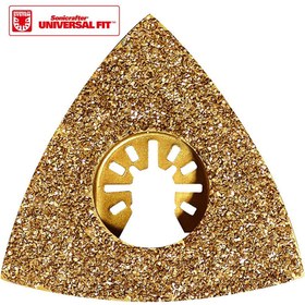 Resim WORX WA4966 Çok Amaçlı Raspalama Makinası İçin 75x75mm Karbür Kaplama Harç, Boya, Yapıştırıcı Universal Zımpara Başlığı 