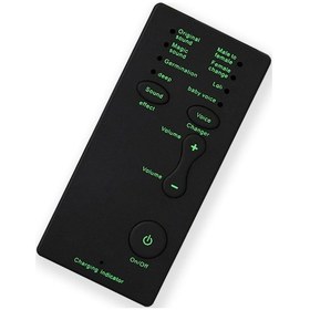 Resim Mini Voice Changeer Cihaz Ses Kartı Yayını - 7 Ses Değişikliği, Tak Ve Oynatma 