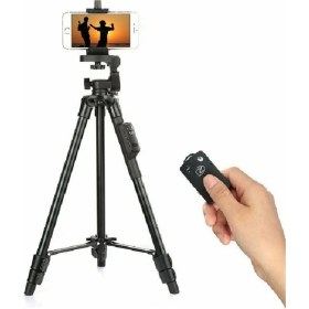 Resim Asfal Yunteng 5208 Tripod Bluetooth Uzaktan Kumandalı Telefon Tutuculu Tripod 125 cm 3 Ayaklı 