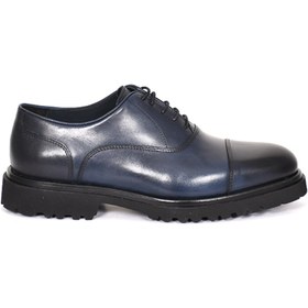 Resim Tuna Hakiki Deri EVA Taban Bağcıklı Oxford Erkek Ayakkabı - 3984 