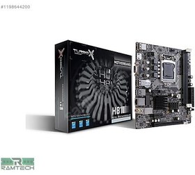 Resim Turbox H81 İ7-4770 CPU 16GB RAM RGB CPU FAN ANAKART SET 