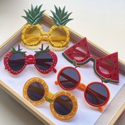 Resim 5 Çift Yeni Meyve Kombinasyon Parti Gözlüğü, Karpuz + Portakal + Ananas + Çilek + Turuncu Stil, Hawai Eğlenceli Dekoratif Gözlükler, Partiler, Doğum Günleri, Danslar için Mükemmel, Dolunaylı Atmosfer - Cinsiyetsiz Tatil Atmosferi Süsleme Gözlükleri 