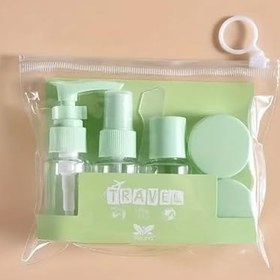 Resim Microcase Doldurulabilir Kaplar Seyahat Banyo Seti 6 Parça - AL5110 (MOR) 