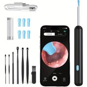 Resim 7 Parça Akıllı İşitsel Kulak Kiri Temizleme Seti Çözümlenemez: Bağlantısız Wifi Kamera ile Ear Spoon ve Tümleşik Kit, Oturma Odası, Şık Ev Dekoru Yatakhane Banyo Aksesuar Seyahat, Ýaşlar Partiler Doğum Günleri, ýetišginlik Hediyeler Erkek Annem Babam Arkadaş ýylbaşa 