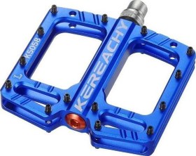 Resim Kereachy 3 Rulmanlı Ultralight Alüminyum Alaşımlı Mtb Bmx Geniş Platform Bisiklet Pedalı Mavi 
