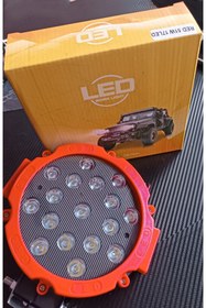 Resim YENİLZD OffRoad Led Projektör Spot Delici 17Led 51W 6500K 1 ADET 12V 24V sis lambası kamyon tekne SUV ATV 