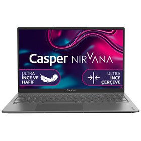 Resim Casper Nirvana X600.120U-8V00X-G-F Intel Core 5-120U (Series 1) 8GB RAM 500GB NVME SSD Freedos Casper