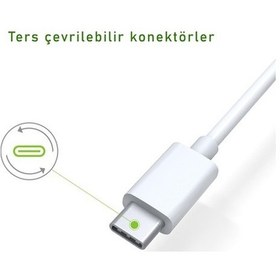 Resim Omars Usb Type-C 3A Şarj Ve Data Kablosu 