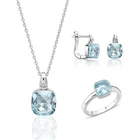 Resim Servi 925 Ayar Gümüş Pomelita Set-220 