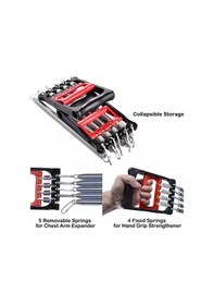Resim Leyaton Göğüs Yayı 5li Ayarlanabilir Çelik Göğüs Kol Kas Geliştir 