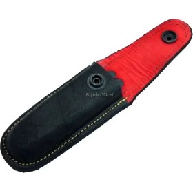 Resim Hakiki Deri Çakı Kılıfı No2 12 Cm, Kemerlikli 