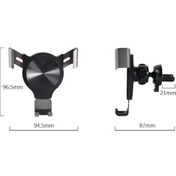 Resim JT-G36 Evrensel Araba Hava Havalandırma Dağı Telefon Tutucu-Siyah (Yurt Dışından) 