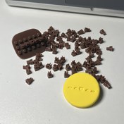 Resim Mini Alfabe ve Sayılar Plastik Damga Seti, Kil için Seramik Harf Sayısı Damga Seti, DIY Küpe Kesme Kalıbı, Takı Kolye El Sanatları Aracı, Şarj Edilemeyen Polimer Kil Sanat Aracı 