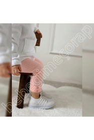 Resim BEBEĞİME ÇORAP Fitilli Triko Bebek Taytı - Fitilli Triko Bebek Pantolonu - Pembe 