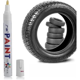 Resim Lastik Yazı Kalemi - Beyaz Midastech 
