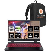 Resim Acer Nitro 5 Intel Core I5 12450H 32GB 4tb SSD RTX3050/4GB 15.6" Fhd 144Hz Fdos Taşınabilir Bilgisayar & Per4 Çanta NHQFJEY00BP330 