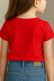 Resim genosha Anne Kız 100% Pamuk T-shirt Mama Mini Mother Daughter TEKLİ FİYAT 