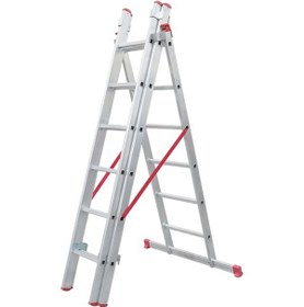 Resim NARVON 3X2 (6 M) A TİPİ SÜRGÜLÜ ALÜMİNYUM MERDİVEN 