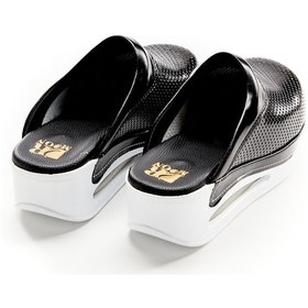 Resim Siyah Airmax Taban Hakiki Deri Bayan Sabo Terlik Siyah 