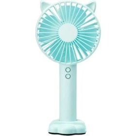 Resim ZSYKD FS-068 Taşınabilir USB Fan - Mavi (Yurt Dışından) 