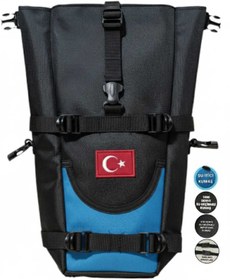 Resim SEVBAGS MOTOSİKLET ÖN YAN AVADANLIK ÇANTALARI MAVİLİ 