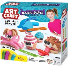 Resim El Presi Oyun Hamur Seti 200 Gr. - Oyun Hamuru Seti - Hamur Setleri - Hamur Kalıpları Renkli 